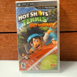 Hot Shots Tennis Get A Grip Sony PSP Rating E-Everyone 2010 Video Games NEW